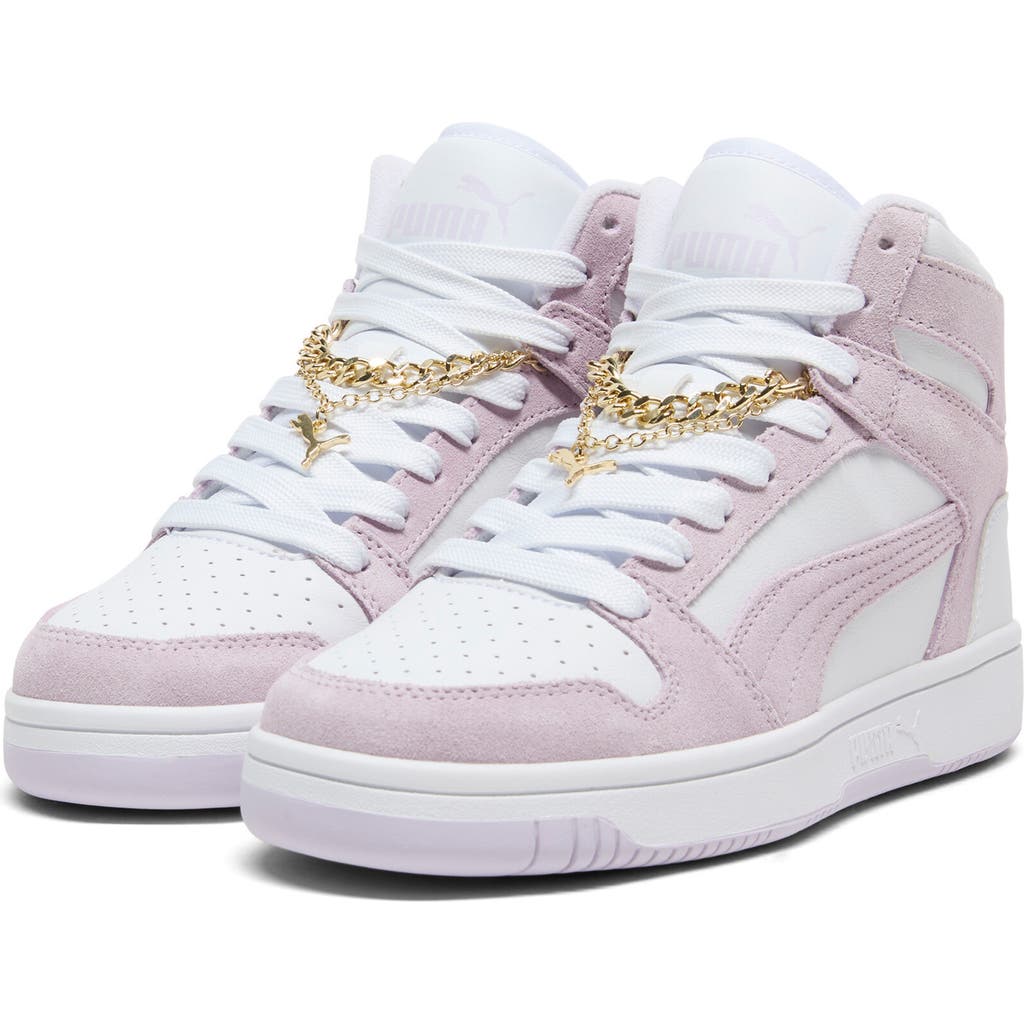 Puma Rebound Layup High Top Sneaker In Multi
