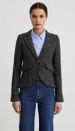 Smythe One Button Blazer With Rectangle Elbow Patch