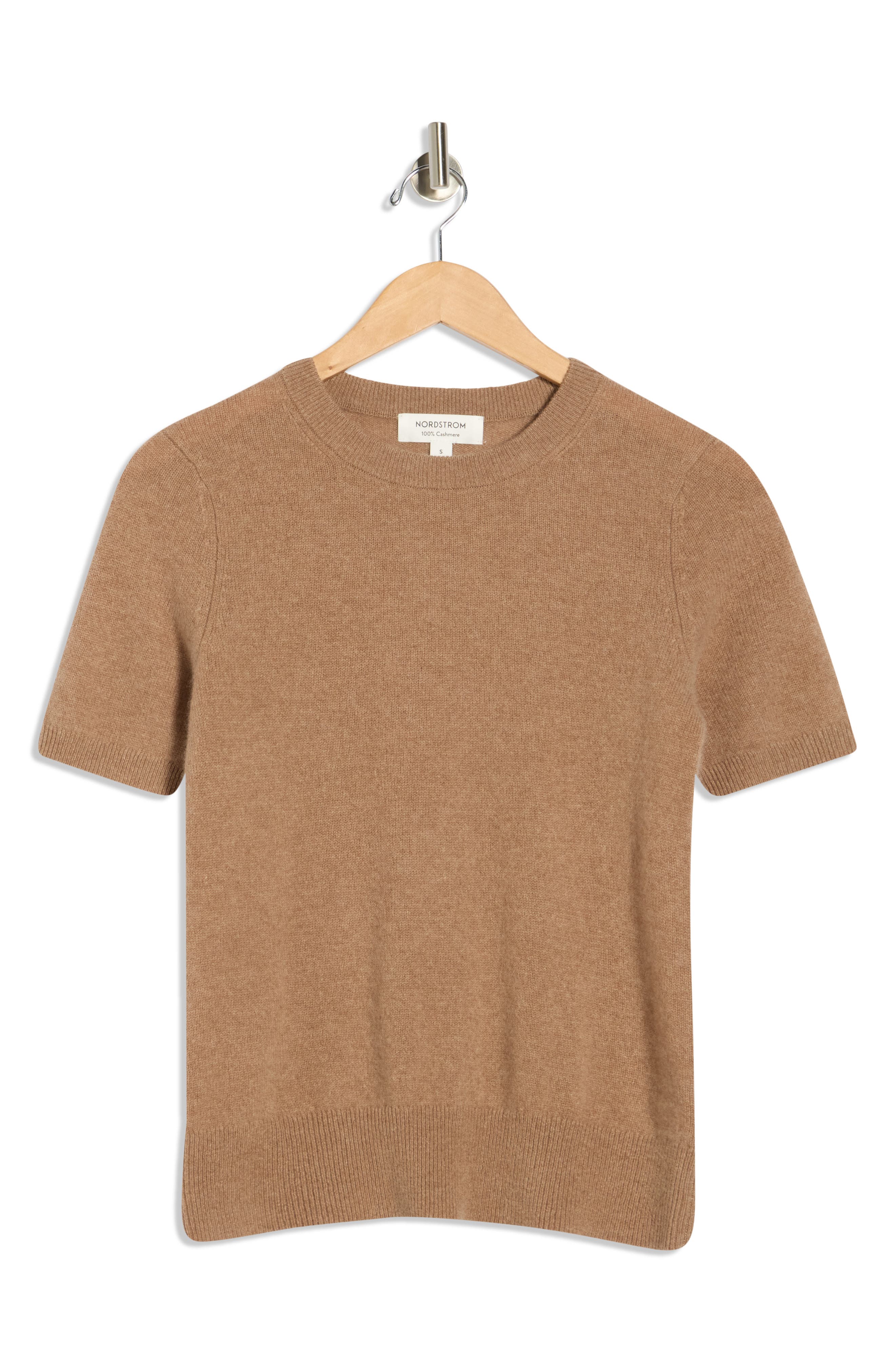 Nordstrom Short Sleeve Cashmere Sweater