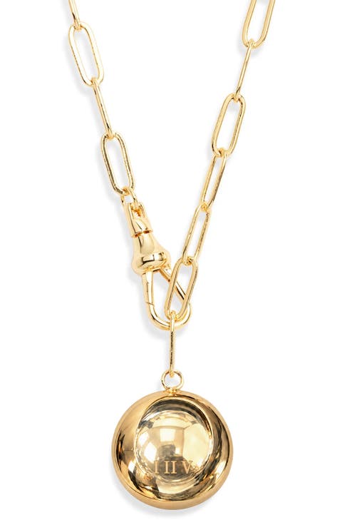 Swivel Clasp Harmony Ball Pendant Necklace