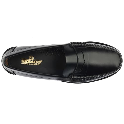 Sebago Man Loafers Burgundy Size 9 Soft Leather In Black