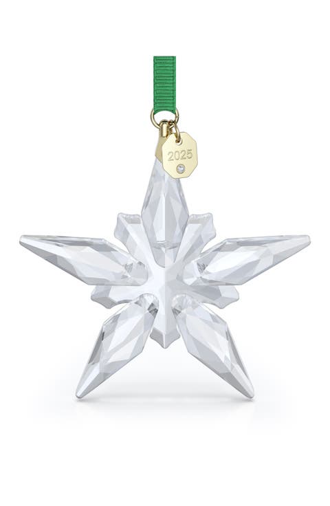 2025 Annual Edition Festive Crystal Snowflake Ornament