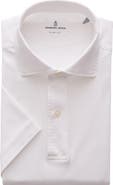Emanuel Berg Textured Luxe Polo