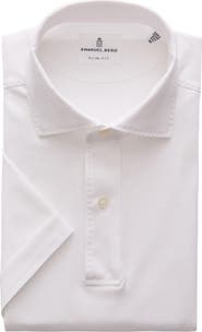 Emanuel Berg Textured Luxe Polo