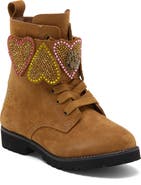 Kurt Geiger London Kids' Min Heart Lace-Up Boot