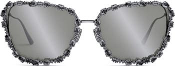 DIOR MissDior B2U 63mm Oversize Butterfly Sunglasses | Nordstrom display picture 1