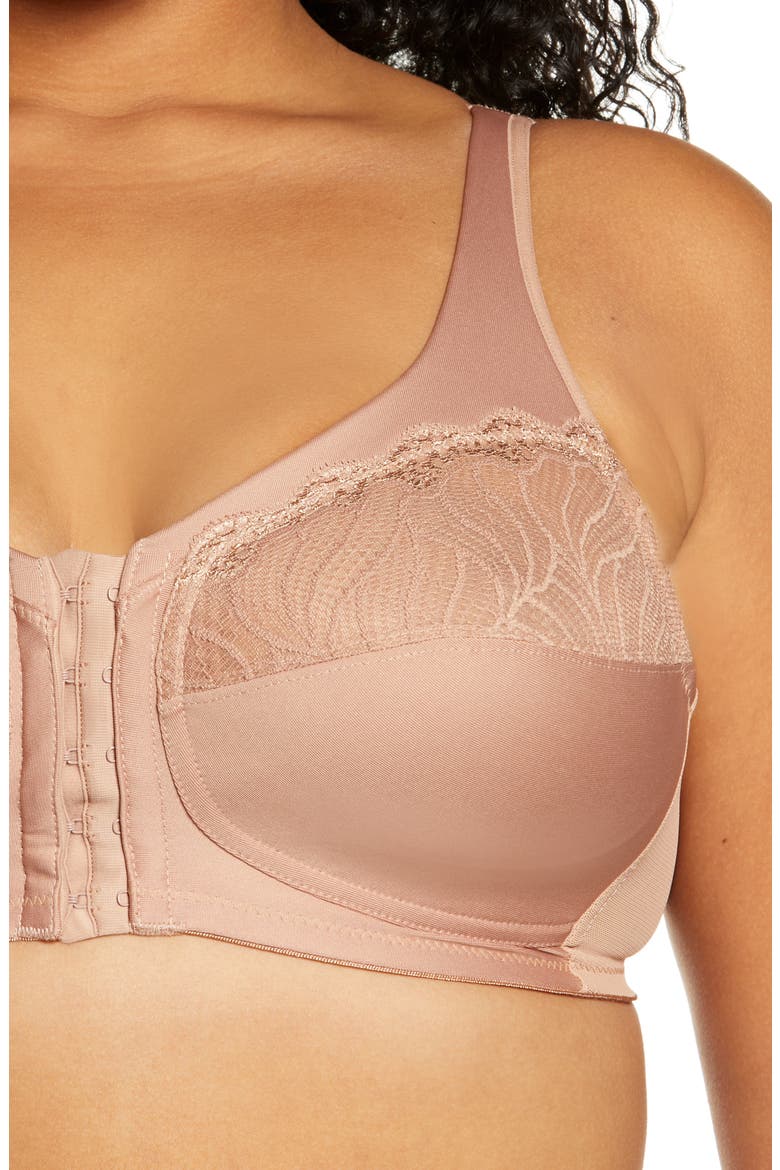 MagicLift® Front Close Full Figure Bra, Alternate, color, CAPPUCCINO