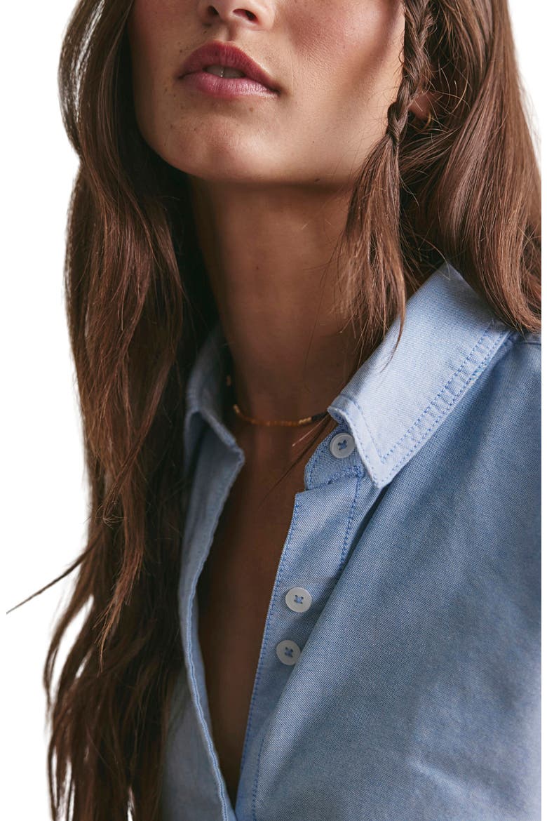 Benny Slim Oxford Shirt, Alternate, color, BLUE COMBO