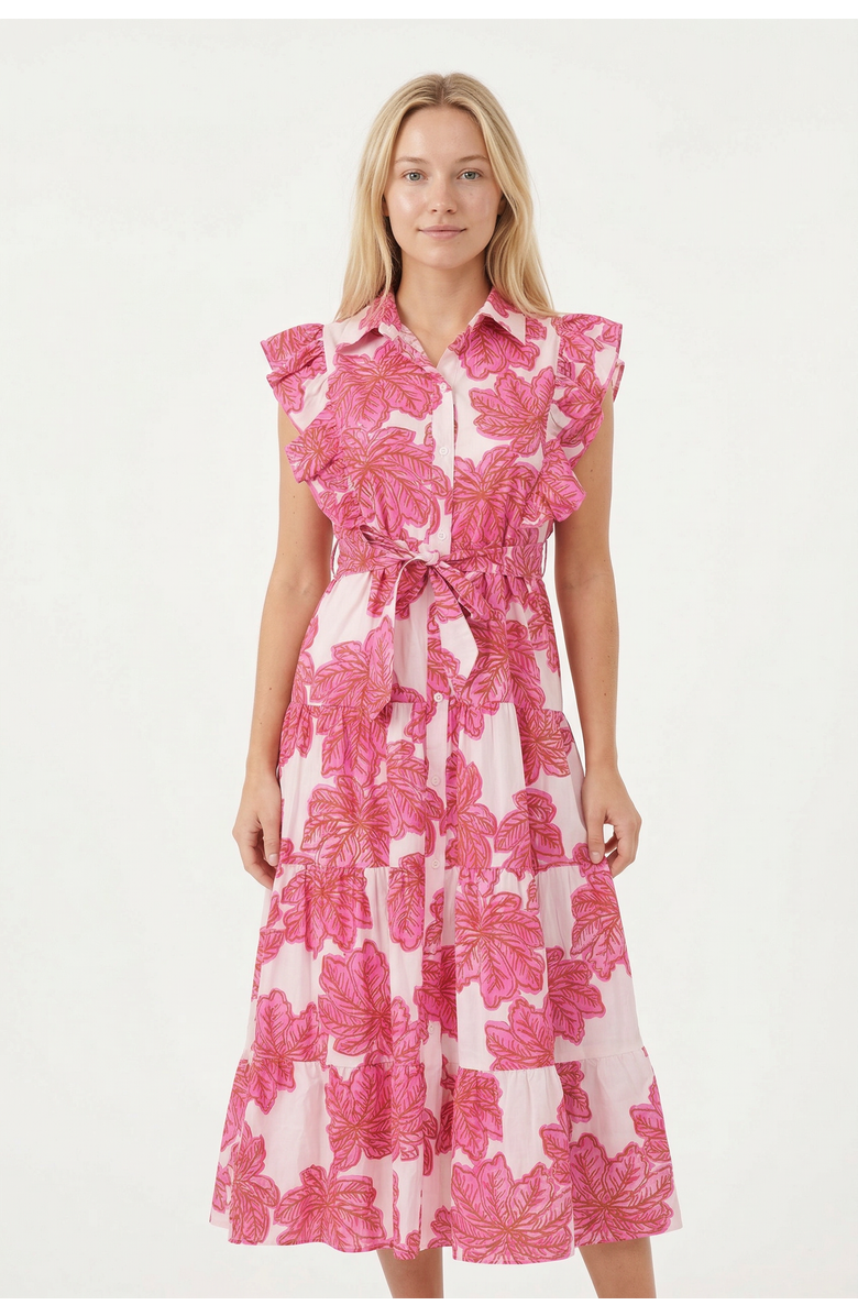 Ro's Garden Cc Ernestine Maxi Dress, Main, color, Pink Eenika