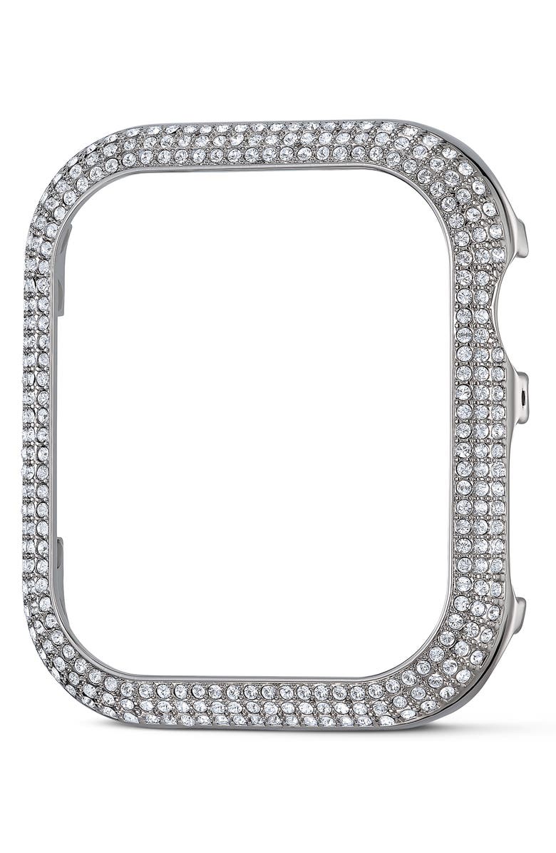 Swarovski Pavé 40mm Apple Watch<sup>®</sup> Case Attachment, Main, color, Silver
