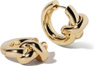 Jennifer Fisher Knot Huggie Hoop Earrings