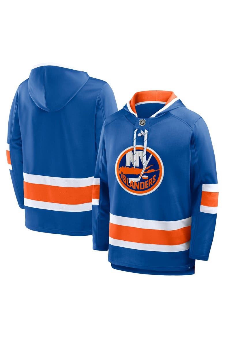 Men's Fanatics Royal New York Islanders Prime Time Fleece Hoodie, Main, color, Royal