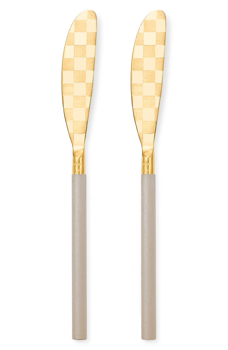 MACKENZIE CHILDS Mocha Spreader Set, Main, color, Mocha