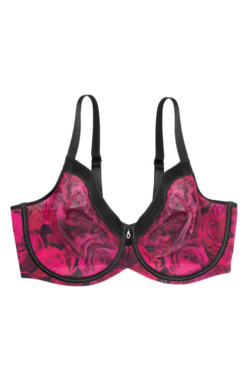 CURVY COUTURE CURVY COUTURE FULL FIGURE MESH UNDERWIRE BRA 