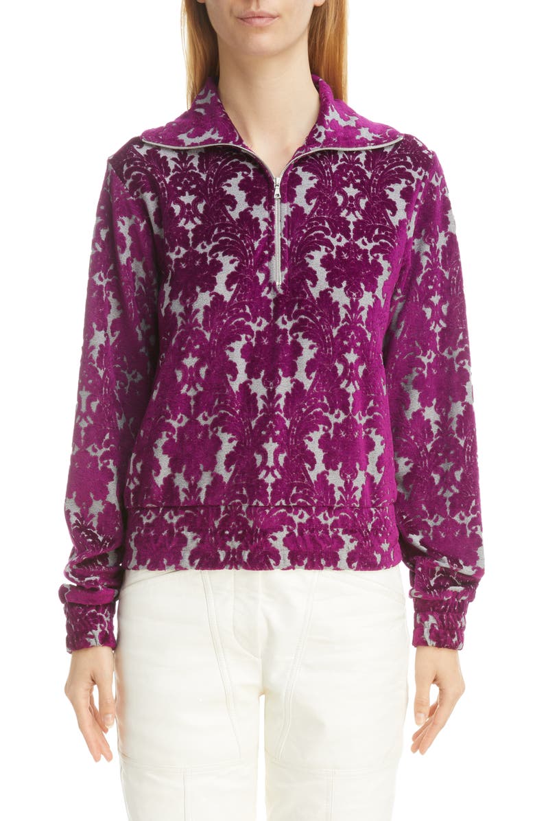 Dries Van Noten Hatvasa Wallpaper Jacquard Sweater, Main, color, 