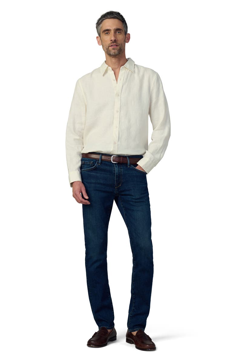 Joe's Jakob Linen Button-Up Shirt, Alternate, color, Sea Salt