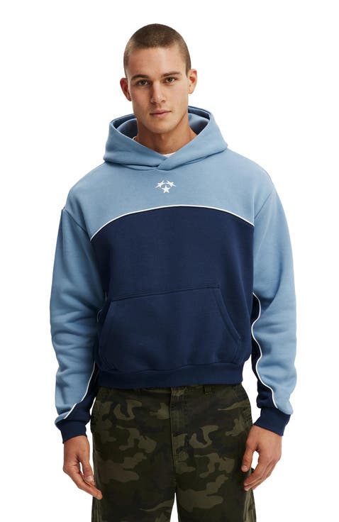 Men's Cropped Fit Graphic Hoodie