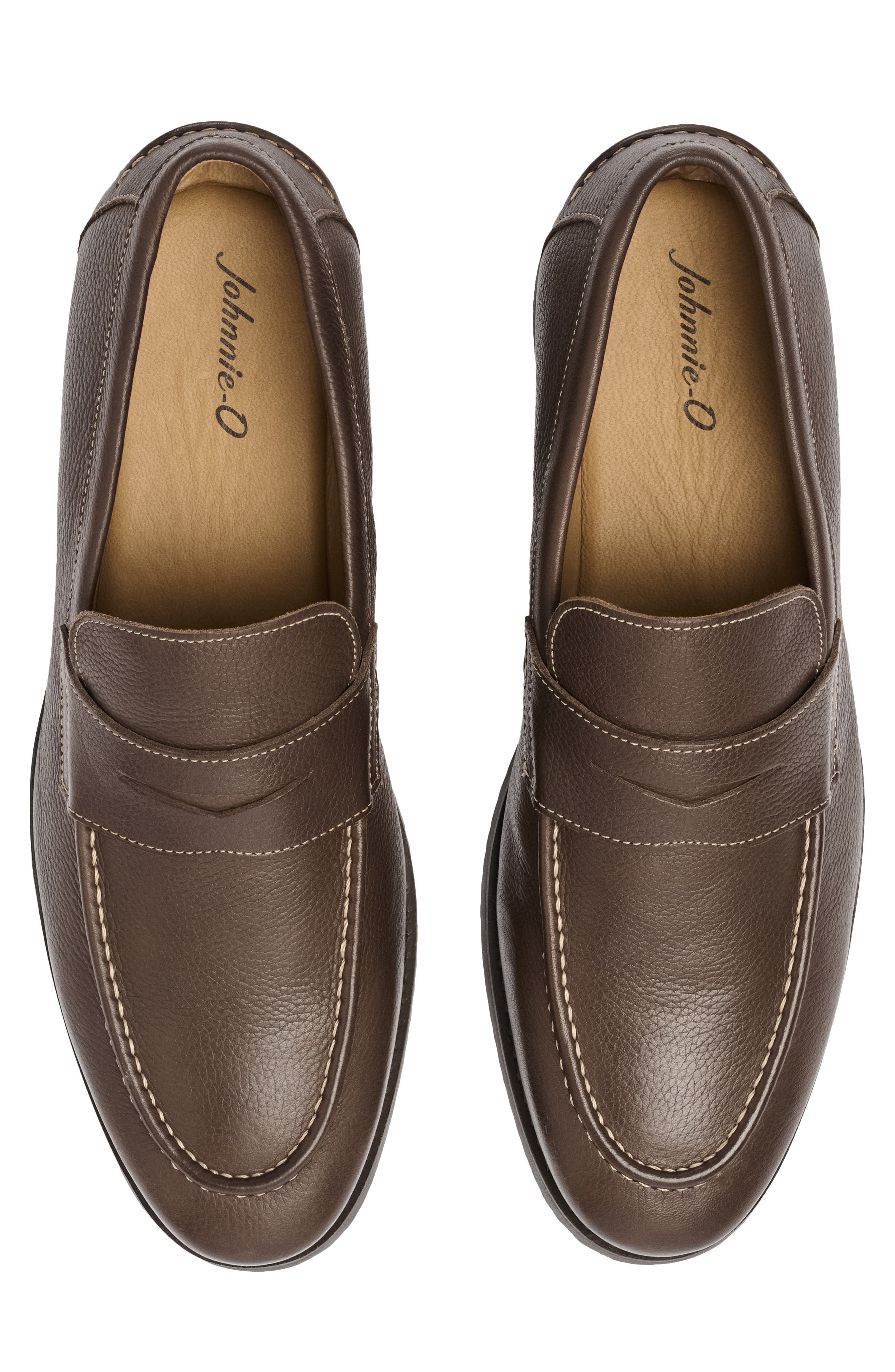 J Flex Penny Loafer, Alternate, color, CHOCOLATE
