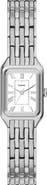 Fossil Mini Raquel Tank Bracelet Watch, 18mm x 29mm