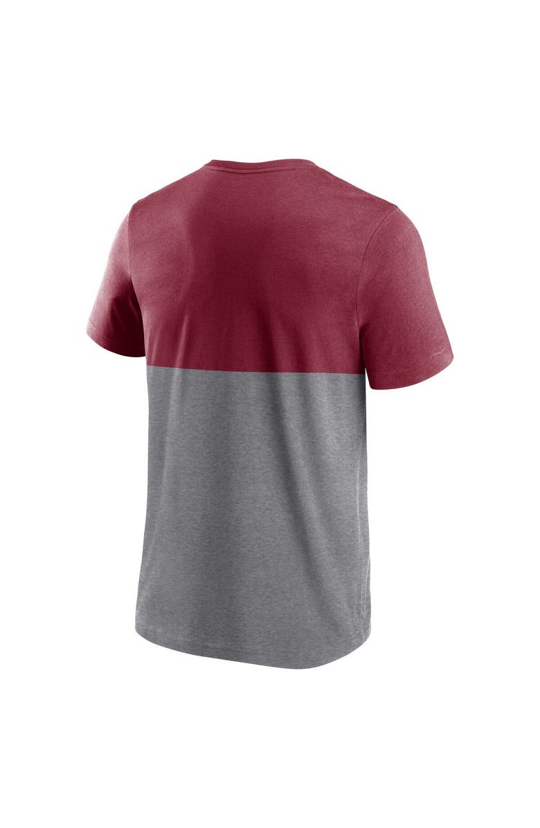 FANATICS Men's Fanatics Branded Red/Gray Atlanta United FC Striking Distance T-Shirt, Alternate, color,