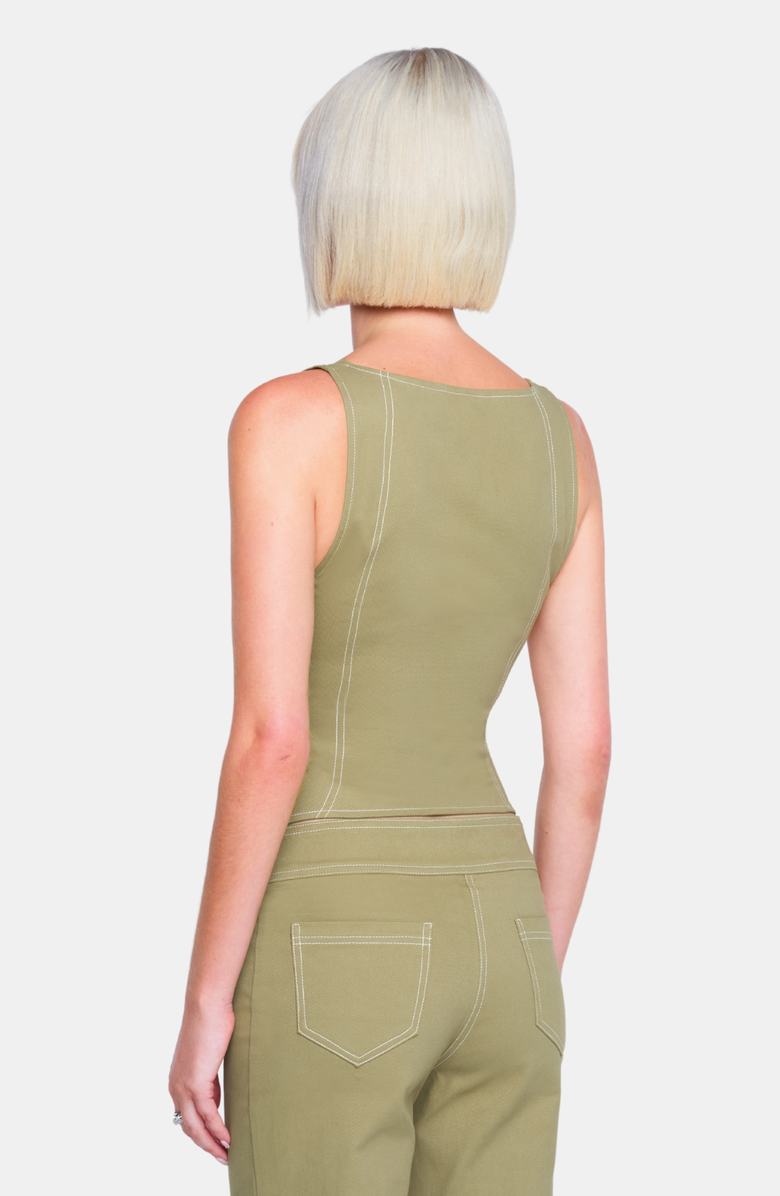 OW Collection Maple Top, Alternate, color, Olive