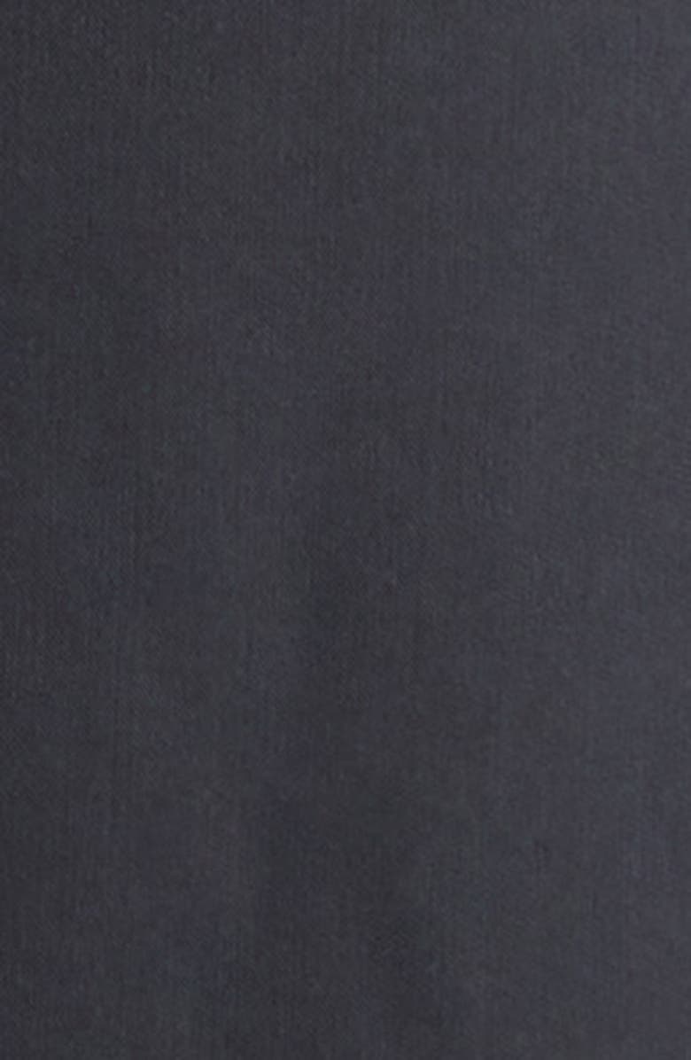 Emporio Armani Relaxed Fit Double Breasted Cupro Blazer, Alternate, color, Solid Black