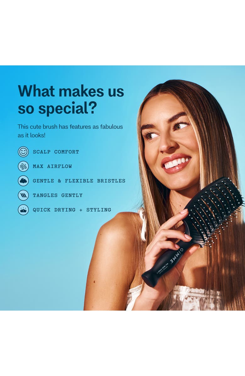 Gimme Beauty Vented Detangling Brush, Alternate, color, Black