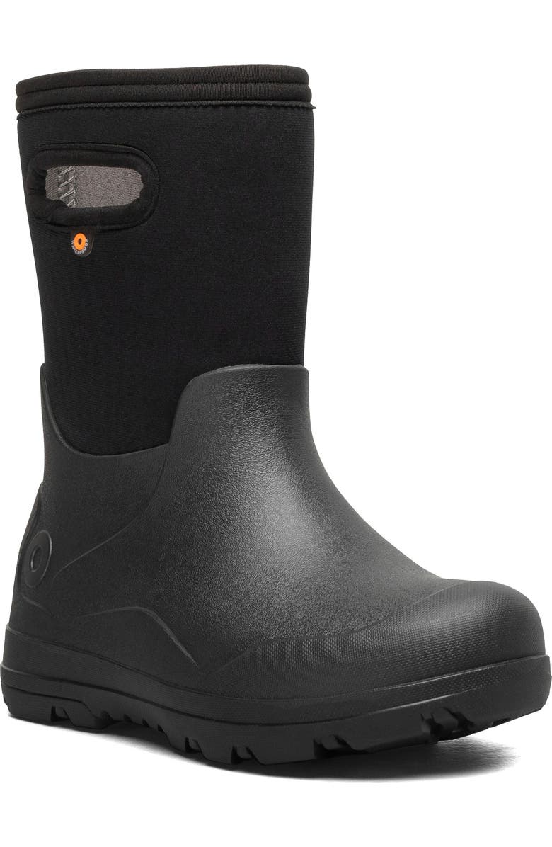 Bogs Kids' York Seamless Waterproof Insulated Boot, Main, color, Black