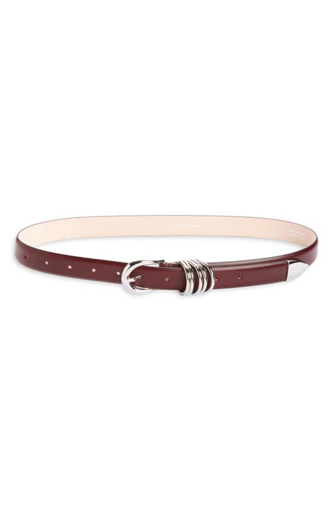Hollyhock Leather Belt