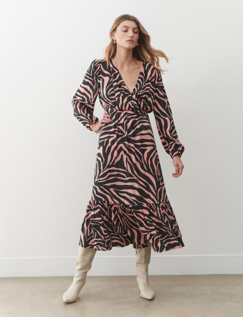Suzie Animal Print Midi Dress