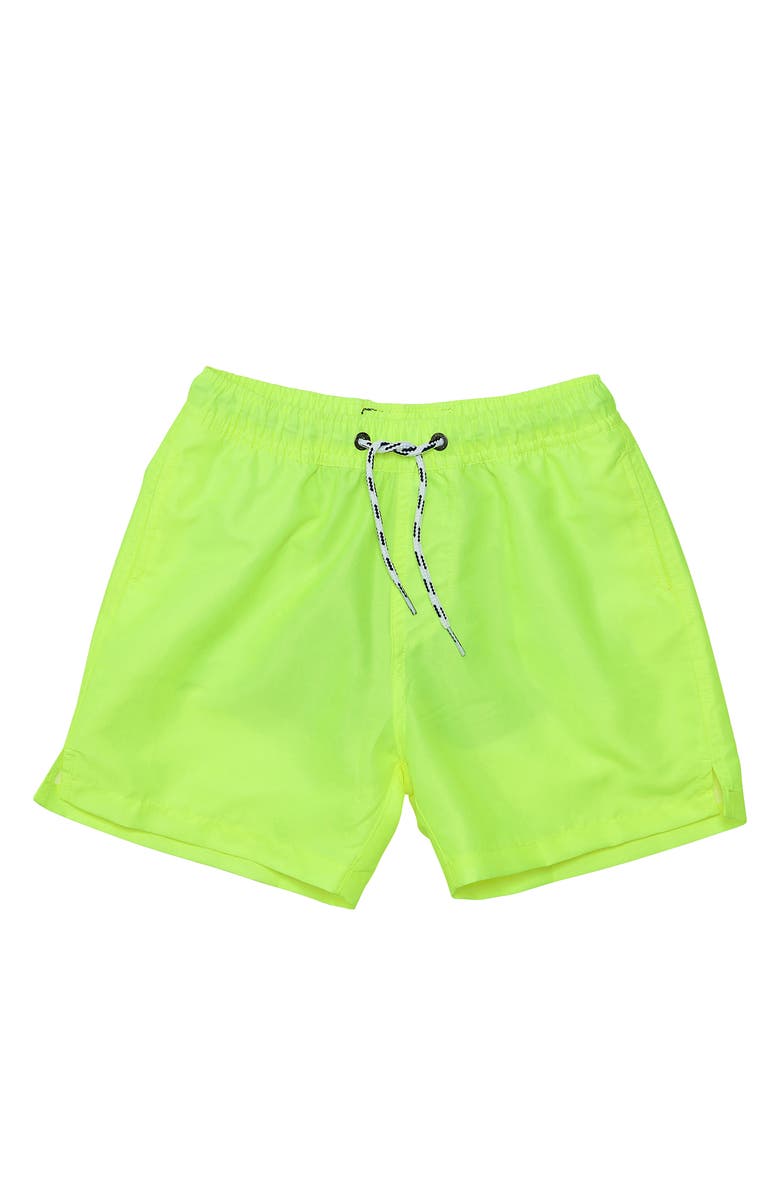 Snapper Rock Kids' Comfort Swim Trunks, Main, color, Bright Yellow
