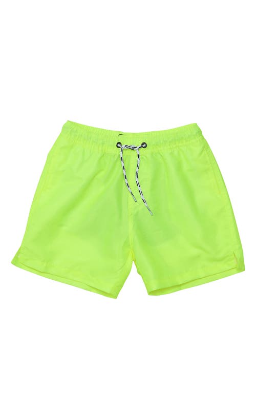 Snapper Rock Kids' Comfort Swim Trunks in Bright Yellow 