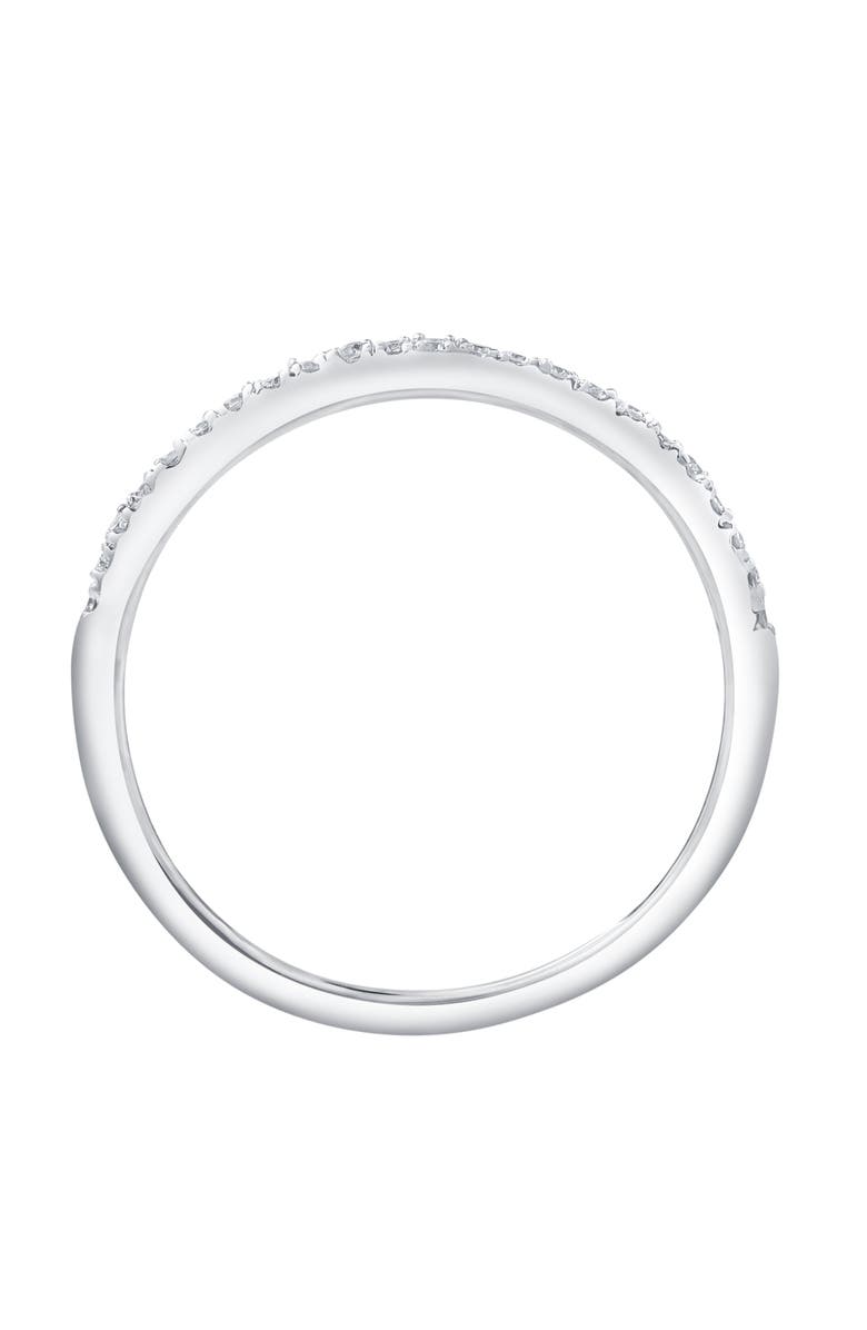 LuvMyJewelry Eternelle 14K Diamond Band - 0.10 ct, Alternate, color, 14K White Gold