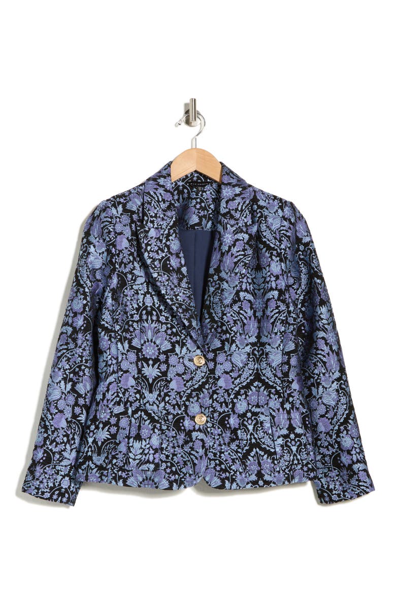 Tapestry Blazer, Alternate, color, BLUE TAPESTRY COMBO