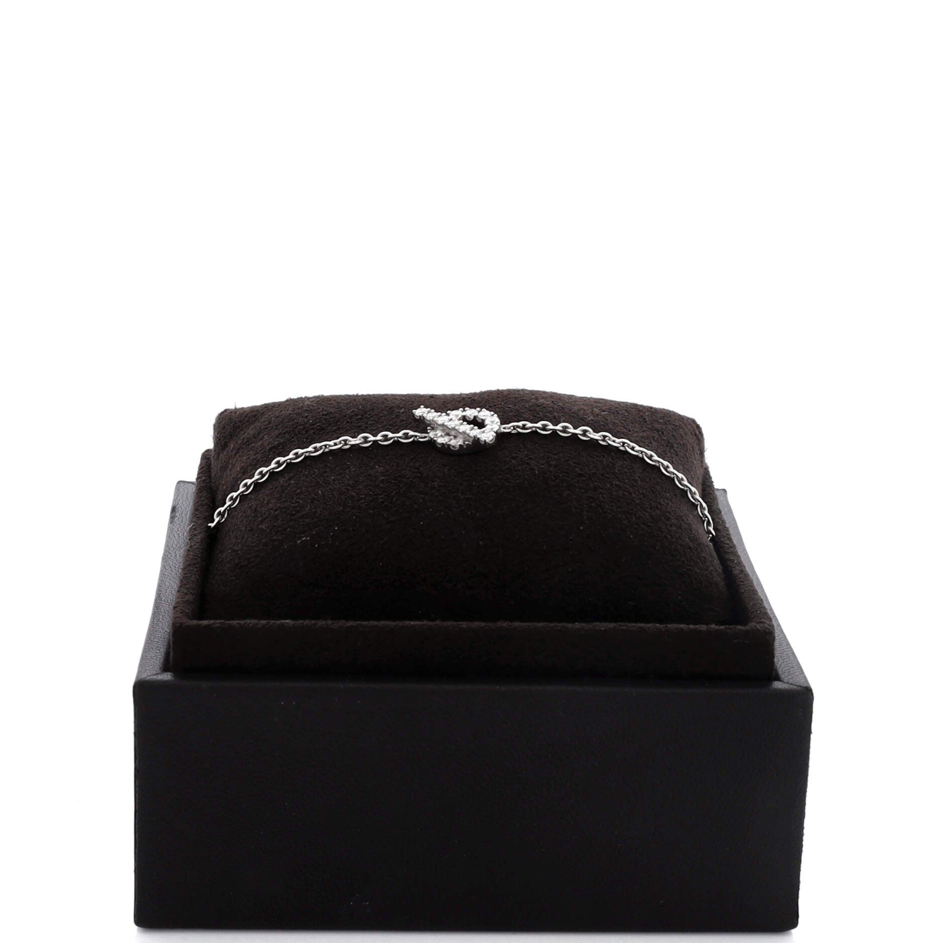 Finesse Bracelet 18K White Gold and Diamonds, Alternate, color, White Gold
