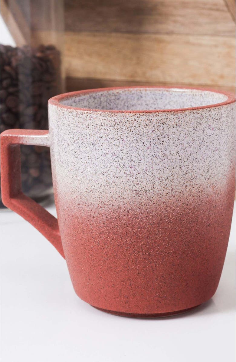 Stone Lain Vince Stoneware 4-Piece Mug Set, Alternate, color, Red