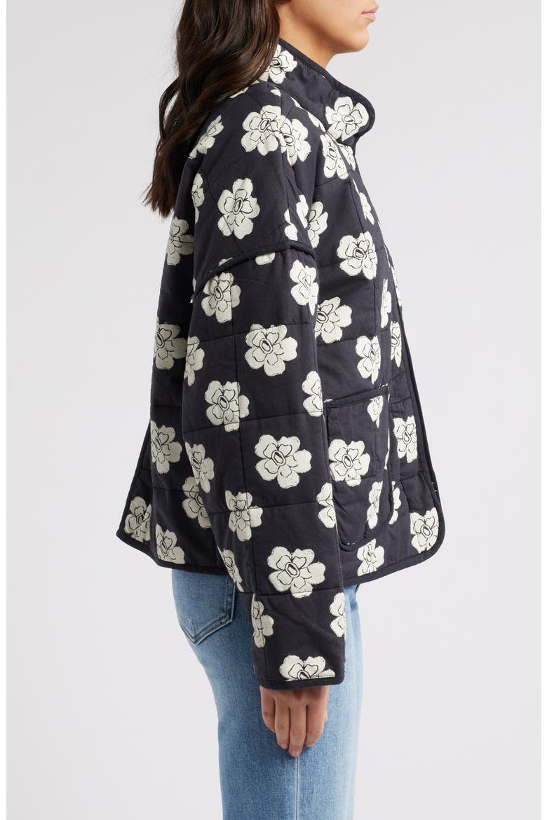 Chloe Print Jacket, Alternate, color, NIGHT BLOOMS COMBO