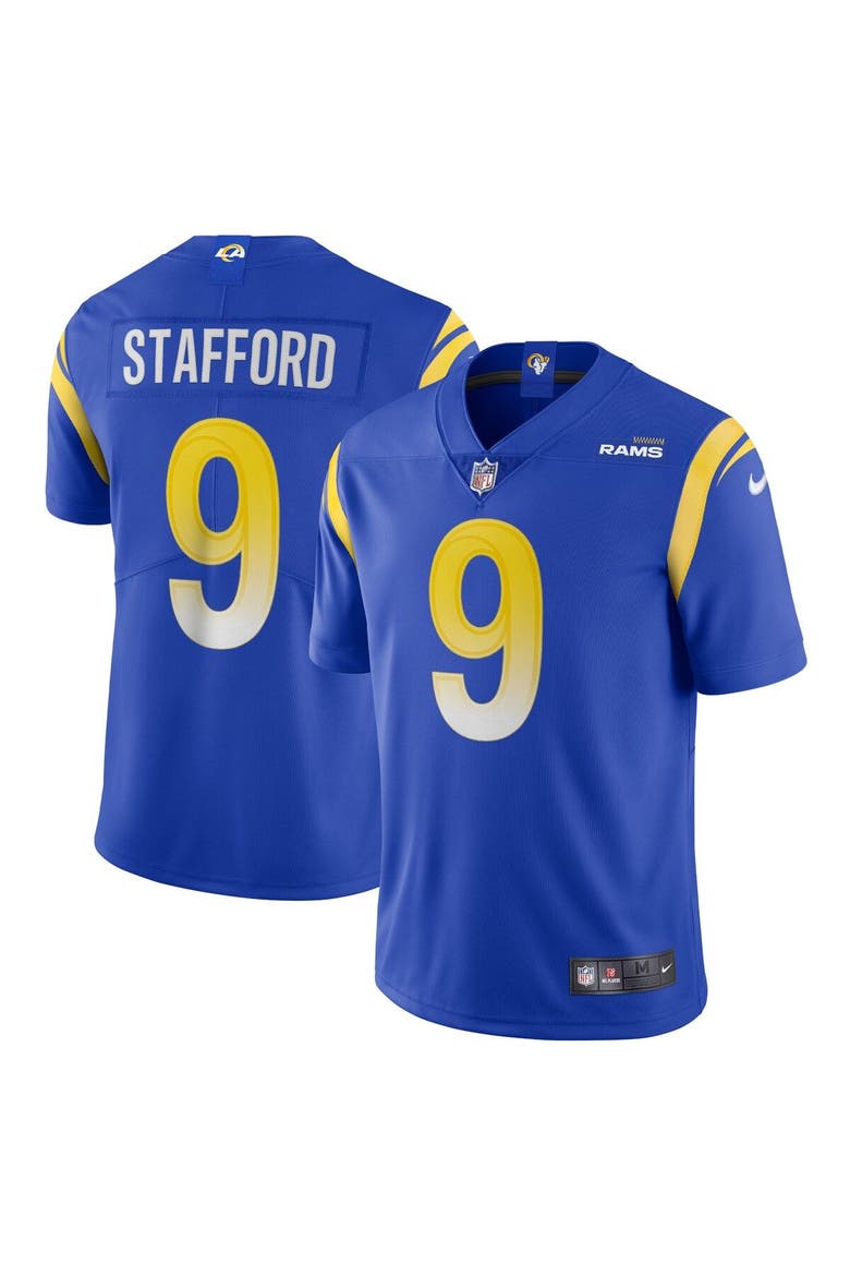 Men's Nike Matthew Stafford Royal Los Angeles Rams Vapor Limited Jersey, Main, color, Royal