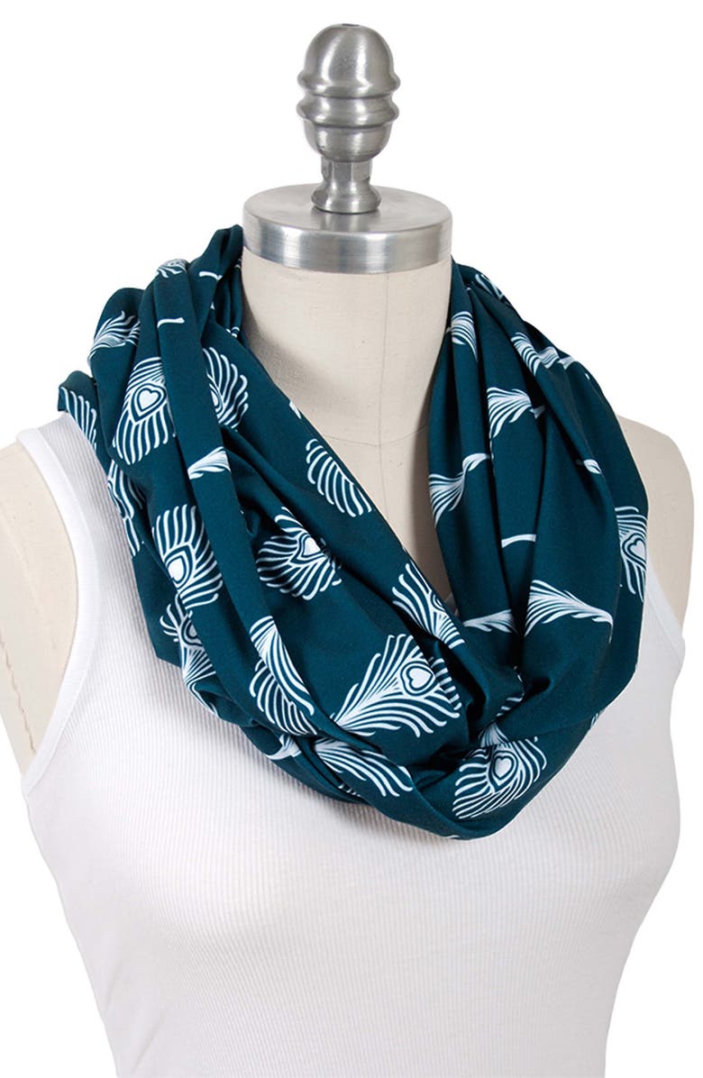 Bébé au Lait Montauk & Mayura Set of 2 Jersey Nursing Cover Scarves, Alternate, color,