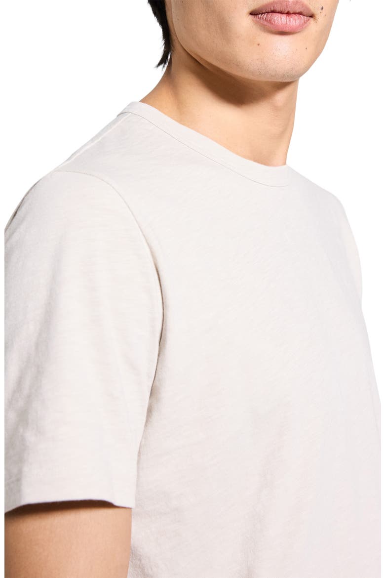 Essential in Cosmos Slub Cotton Tee, Alternate, color, SILVER CLOUD
