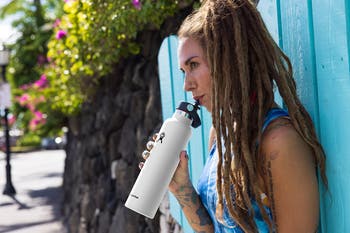 24-Ounce Water Bottle with Straw Lid