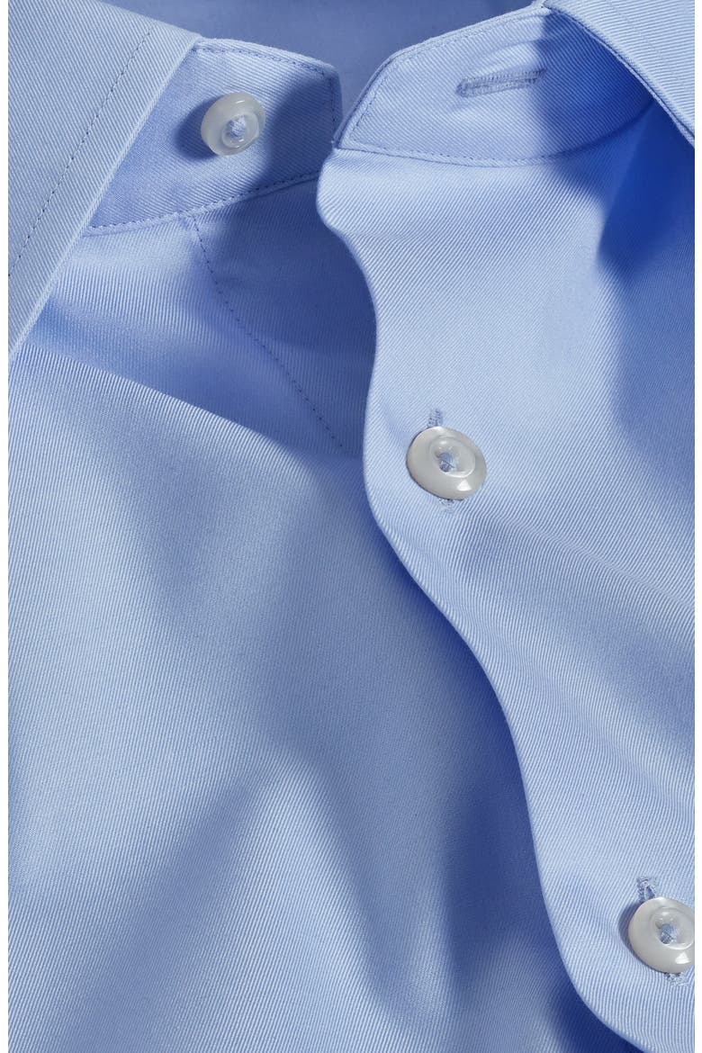 Slim Fit Super Fine Twill Dress Shirt, Alternate, color, SKY