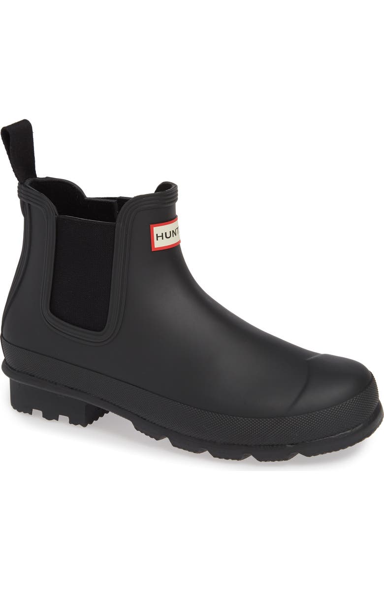 Hunter 'Original' Waterproof Chelsea Rain Boot, Main, color,