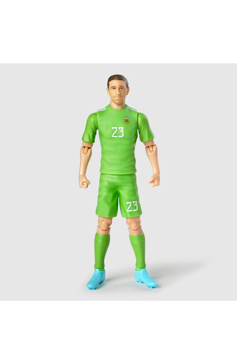 Banbo Toys SOCKERS Argentina AFA Emiliano Martinez 8" Collectible Soccer Action Figure, Alternate, color, Blue