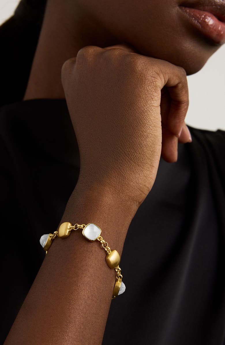 Dean Davidson Galleria Station Bracelet, Alternate, color, Iridescent Pearl/ Gold