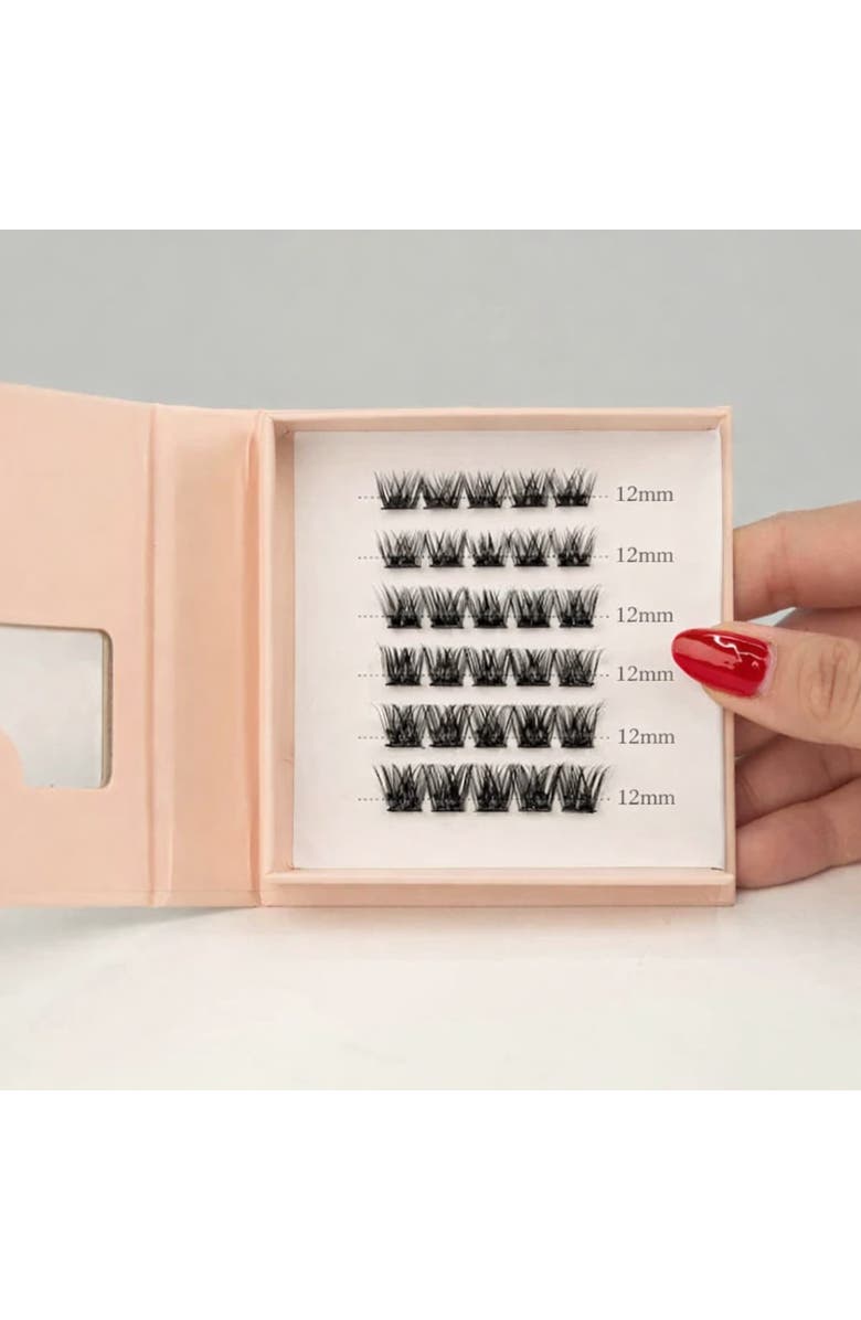 Pink Rabbit Cosmetics Sugar Kissed Lash Extensions - 12mm, Main, color, Black