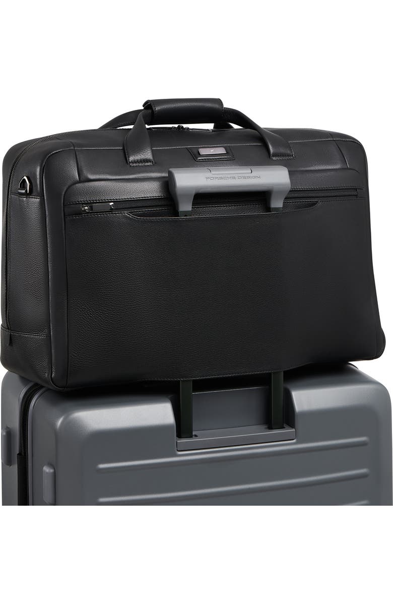 Porsche Design Roadster Water Resistant Leather Weekend Duffle Bag, Alternate, color,
