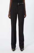 SPORTMAX Zip Cuff Stretch Twill Straight Leg Pants
