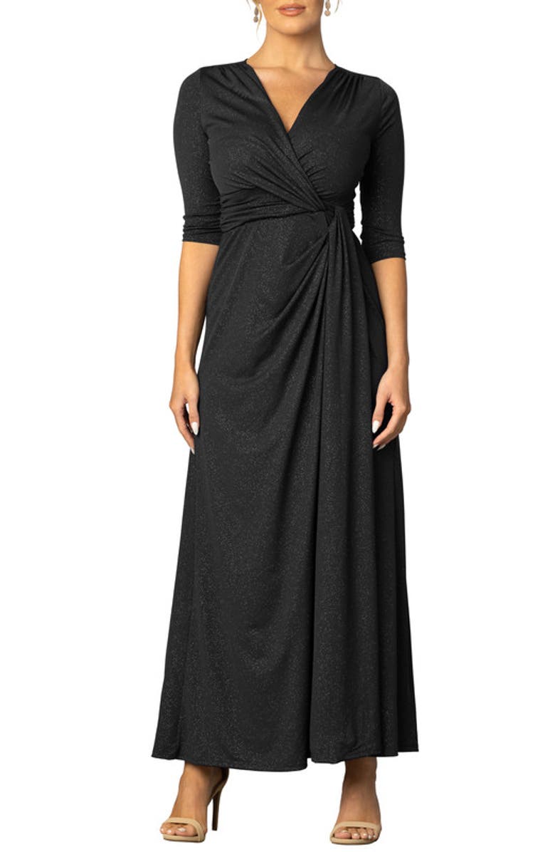 Kiyonna Romanced by Moonlight Evening Gown, Alternate, color, Midnight Star