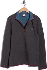 Brooks Brothers Diamond Quilted Half-Zip Pullover